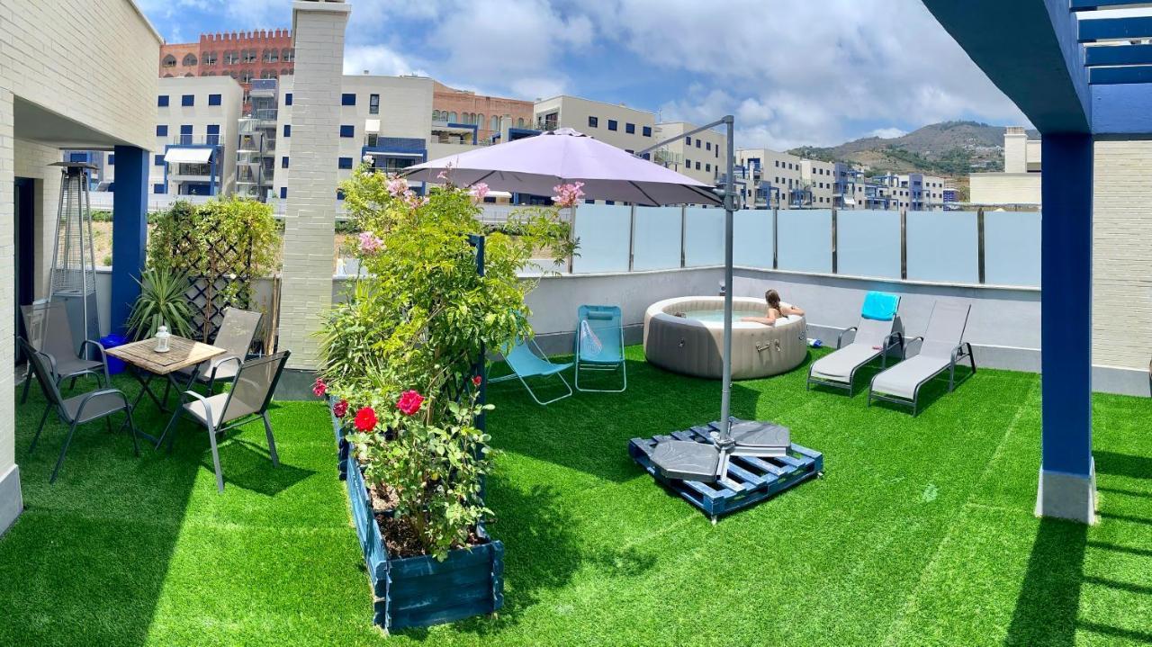 Atico 90M De Terraza, Jacuzzi Privado Y Cargador De Coche Electrico En Cabria, Almuñécar מראה חיצוני תמונה